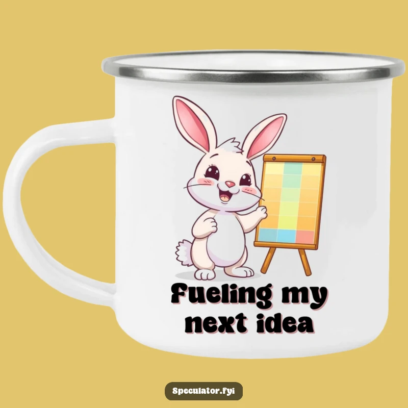 Funny Bunny Explorer Mug - Confident Chart Pointer, Outdoor Humor Gift