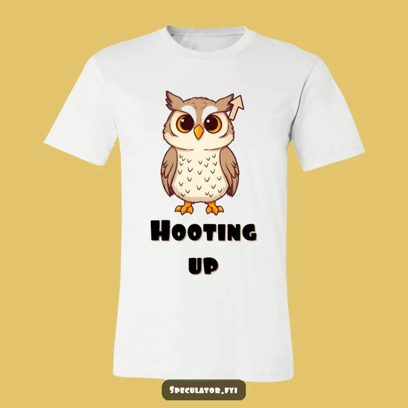 Funny Curious Owl Arrow T-Shirt: Track Your Knowledge!